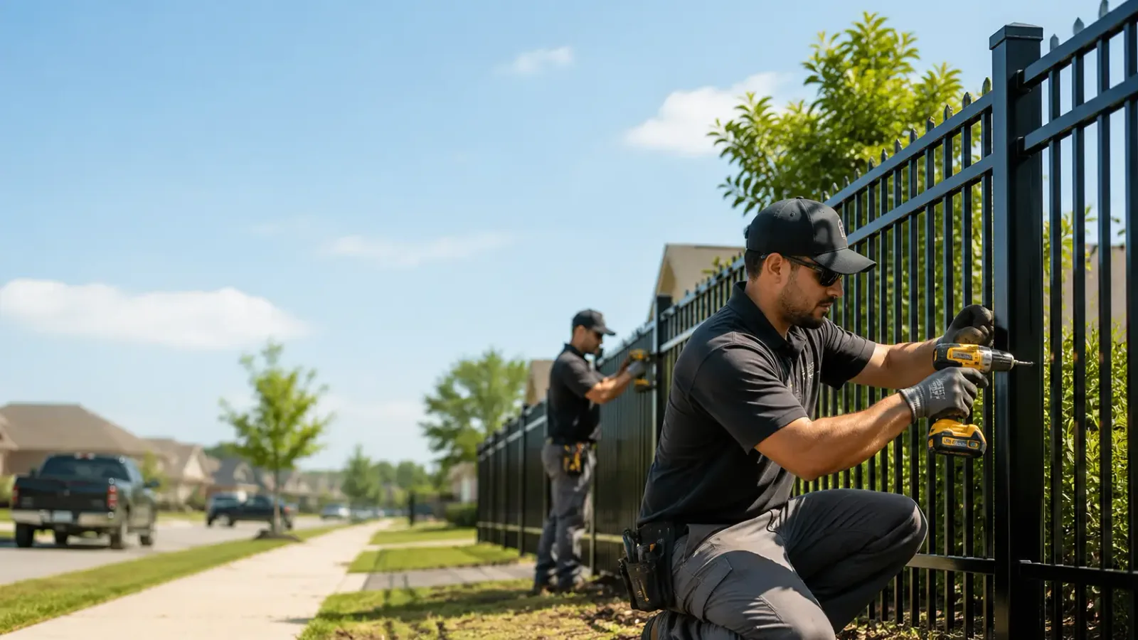 Metal Fence Installation in Trimble, TN